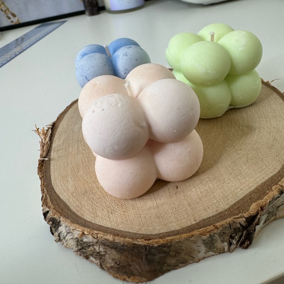 Bubble candle trio - Picture 5 of 5